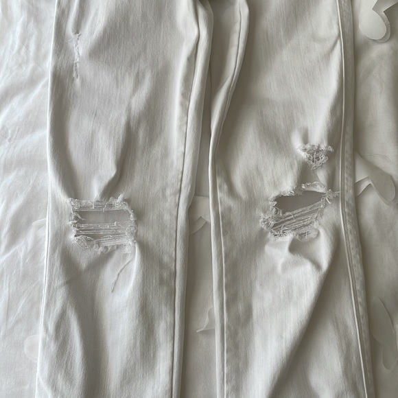 Frame distresses white jeans - Picture 5 of 8